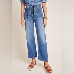 Mother Denim The Tie Patch Rambler in wash Hop on Hop off size 27